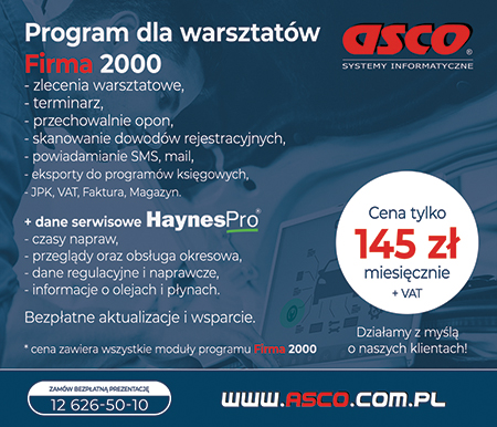 Reklama pakiet ASCO,HaynesPRO
